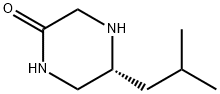 (R)-5-ISOBUTYL-PIPERAZIN-2-ONE Struktur