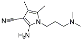 2-AMINO-1-[3-(DIMETHYLAMINO)PROPYL]-4,5-DIMETHYL-1H-PYRROLE-3-CARBONITRILE Struktur