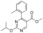 METHYL-2-ISOPROPOXY-4-(2-METHYLPHENYL)-5-PYRIMIDINE CARBOXYLATE Struktur