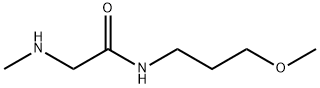 N-(3-METHOXYPROPYL)-2-(METHYLAMINO)ACETAMIDE Struktur