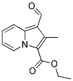 ETHYL 1-FORMYL-2-METHYLINDOLIZINE-3-CARBOXYLATE Struktur