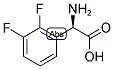 (R)-AMINO-(2,3-DIFLUORO-PHENYL)-ACETIC ACID Struktur