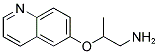 2-(QUINOLIN-6-YLOXY)-PROPYLAMINE Struktur