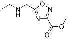 METHYL 5-[(ETHYLAMINO)METHYL]-1,2,4-OXADIAZOLE-3-CARBOXYLATE Struktur