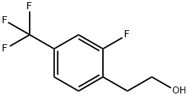 2-[2-FLUORO-4-(TRIFLUOROMETHYL)PHENYL]ETHANOL Struktur