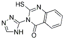 2-MERCAPTO-3-(4H-1,2,4-TRIAZOL-3-YL)QUINAZOLIN-4(3H)-ONE Struktur