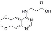 3-(6,7-DIMETHOXY-QUINAZOLIN-4-YLAMINO)-PROPIONIC ACID Struktur