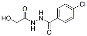 4-CHLORO-N'-GLYCOLOYLBENZOHYDRAZIDE Struktur