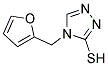 4-(2-FURYLMETHYL)-4H-1,2,4-TRIAZOLE-3-THIOL Struktur