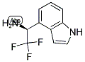 (1S)-2,2,2-TRIFLUORO-1-INDOL-4-YLETHYLAMINE Struktur