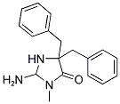 2-AMINO-5,5-DIBENZYL-3-METHYL-IMIDAZOLIDIN-4-ONE Struktur