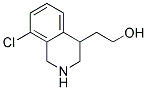 2-(8-CHLORO-1,2,3,4-TETRAHYDROISOQUINOLIN-4-YL)ETHANOL Struktur