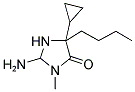 2-AMINO-5-BUTYL-5-CYCLOPROPYL-3-METHYL-IMIDAZOLIDIN-4-ONE Struktur