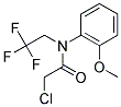 2-CHLORO-N-(2-METHOXYPHENYL)-N-(2,2,2-TRIFLUOROETHYL)ACETAMIDE Struktur