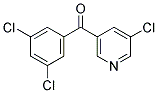 3-CHLORO-5-(3,5-DICHLOROBENZOYL)PYRIDINE Struktur