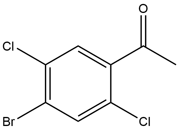 1-(4-BROMO-2,5-DICHLOROPHENYL)ETHANONE Struktur