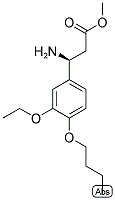 METHYL (3S)-3-AMINO-3-(4-BUTOXY-3-ETHOXYPHENYL)PROPANOATE Struktur