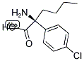 (2S)-2-AMINO-2-(4-CHLOROPHENYL)HEXANOIC ACID Struktur