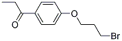 1-[4-(3-BROMO-PROPOXY)-PHENYL]-PROPAN-1-ONE Struktur