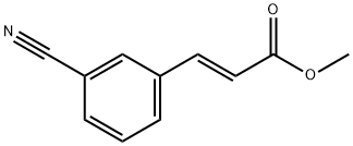 3-(3-CYANO-PHENYL)-ACRYLIC ACID METHYL ESTER Struktur