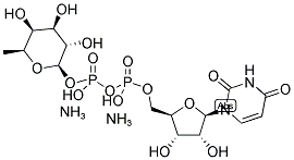 UDP-BETA-L-FUCOSE DIAMMONIUM SALT Struktur