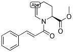 METHYL (2S)-1-(3-PHENYLACRYLOYL)-1,2,3,4-TETRAHYDROPYRIDINE-2-CARBOXYLATE Struktur