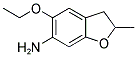 5-ETHOXY-2-METHYL-2,3-DIHYDRO-1-BENZOFURAN-6-AMINE Struktur