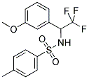 N-[2,2,2-TRIFLUORO-1-(3-METHOXYPHENYL)ETHYL]-P-TOLUOLSULFONAMIDE Struktur