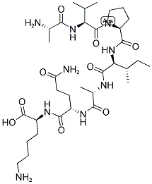 H2N-AVPIAQK-OH Struktur