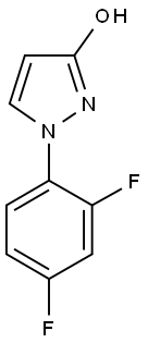 1-(4,6-DIFLUOROPHENYL)-3-HYDROXY-1H-PYRAZOLE Struktur