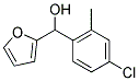 4-CHLORO-2-METHYLPHENYL-(2-FURYL)METHANOL Struktur