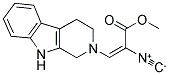 METHYL-3-(1,3,4-TRIHYDRO-2-CARBOLINO)-2-ISOCYANO-ACRYLATE Struktur