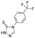 4,5-DIHYDRO-4-(4-TRIFLUOROMETHYLPHENYL)-1,2,4-TRIAZOLE-5(1H)-THIONE Struktur