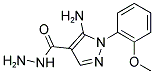 5-AMINO-1-(2-METHOXYPHENYL)-1H-PYRAZOLE-4-CARBOHYDRAZIDE Struktur