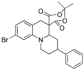 SPIRO[2,2-DIMETHYL-1,3-DIOXANE-4,6-DIONE-5,5'-(9'-BROMO-3'-PHENYL-2',3',4',4A',5',6'-HEXAHYDRO-1'H-PYRIDO[1',2'-A']QUINOLINE)] Struktur