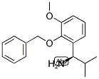 (1R)-1-[3-METHOXY-2-(PHENYLMETHOXY)PHENYL]-2-METHYLPROPYLAMINE Struktur