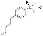 POTASSIUM 4-N-PENTYLPHENYLTRIFLUOROBORATE Struktur