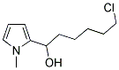 6-CHLORO-1-(1-METHYL-2-PYRROLE)-1-HEXANOL Struktur