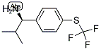 (1R)-2-METHYL-1-[4-(TRIFLUOROMETHYLTHIO)PHENYL]PROPYLAMINE Struktur