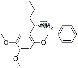 (1S)-1-[4,5-DIMETHOXY-2-(PHENYLMETHOXY)PHENYL]BUTYLAMINE Struktur