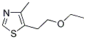 5-(2-ETHOXYETHYL)-4-METHYLTHIAZOLE Struktur