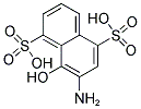 1-HYDROXY-2-AMINONAPHTHALENE-4,8-DISULPHONIC ACID Struktur