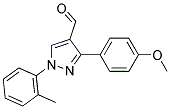 3-(4-METHOXYPHENYL)-1-O-TOLYL-1H-PYRAZOLE-4-CARBALDEHYDE Struktur