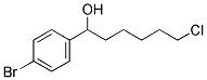 1-(4-BROMOPHENYL)-6-CHLORO-1-HEXANOL Struktur