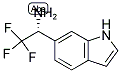 (1R)-2,2,2-TRIFLUORO-1-INDOL-6-YLETHYLAMINE Struktur