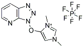 7-(AZABENZOTRIAZOLE-1-YLOXY)-1,3-DIMETHYLIMIDAZOLIDINIUM HEXAFLUOROPHOSPHATE Struktur