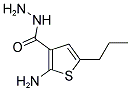 2-AMINO-5-PROPYL-THIOPHENE-3-CARBOXYLIC ACID HYDRAZIDE Struktur