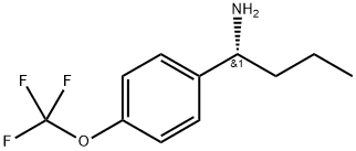 (1R)-1-[4-(TRIFLUOROMETHOXY)PHENYL]BUTYLAMINE Struktur