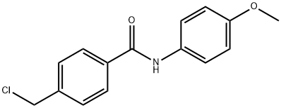 4-(CHLOROMETHYL)-N-(4-METHOXYPHENYL)BENZAMIDE Struktur