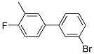 3-BROMO-4'-FLUORO-3'-METHYLBIPHENYL Struktur